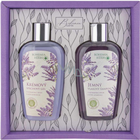 Bohemia Gifts Lavendel Duschgel 250 ml + Haarshampoo 250 ml, Kosmetikset