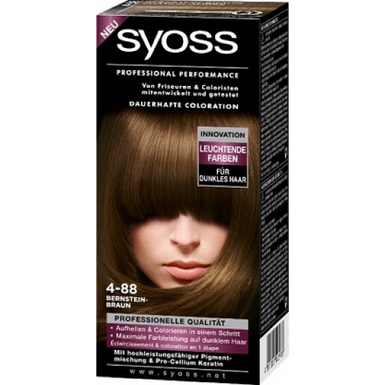 Syoss Professional Haarfarbe 4 - 88 bernsteinbraun