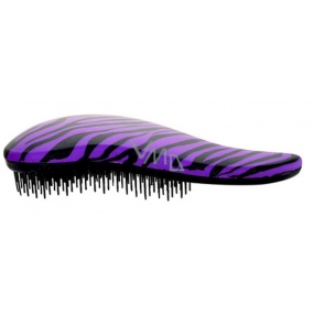 Dtangler Detangling Brush Brush zum einfachen Kämmen von Haaren 18,5 cm lila-schwarz