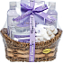 Raphael Rosalee Cosmetics Lavendel-Toilettenseife 100 g + Badesalz 300 g + Duschgel 190 ml + Badeschaum 190 ml + Bodylotion 200 ml, Kosmetikset