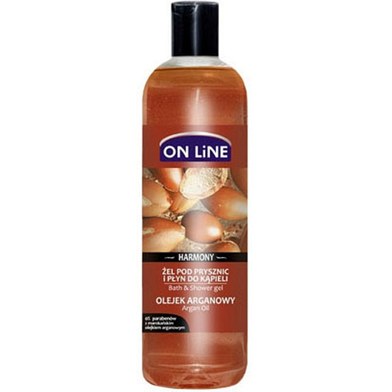 On Line Harmony Argan Oil Duschgel und Badeschaum 500 ml