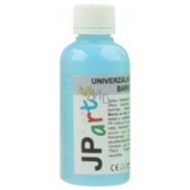 JP arts Universelle Acrylfarbe glänzend, im Dunkeln leuchtend Neonblau 50 g
