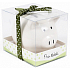 Albi Sparschwein klein Für viel Glück weiß 7 cm × 6,5 cm × 7,3 cm