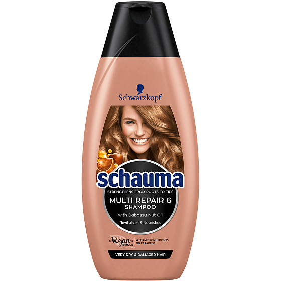Schauma Multi Repair 6 regenerierendes Shampoo für sehr trockenes und strapaziertes Haar 250 ml