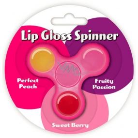 2K Lipgloss Spinner Perfect Peach, Fruchtige Leidenschaft, Sweet Berry Lipgloss 3 x 0,8 g