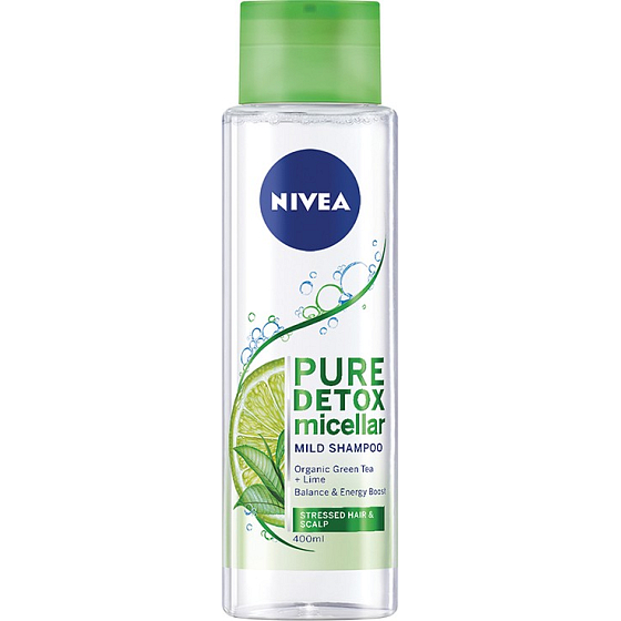 Nivea Pure Detox Micellar entgiftendes Mizellen-Haarshampoo 400 ml
