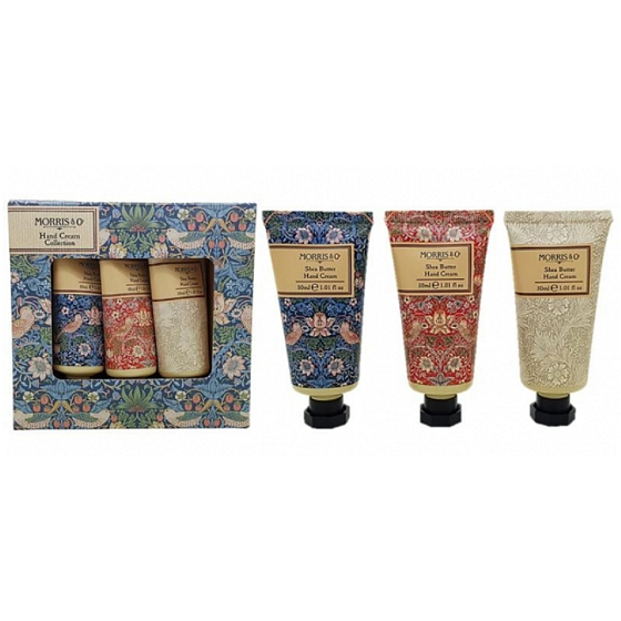 Heathcote & Ivory Strawberry Thief Pflegecreme für Hände und Nägel 3 x 30 ml Kosmetikset