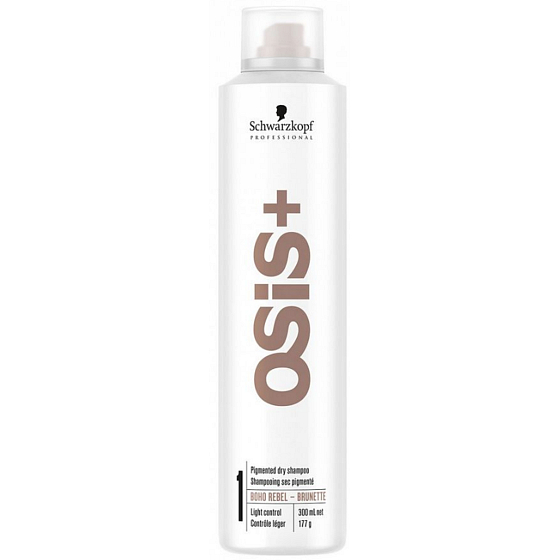 Schwarzkopf Professional Osis + Boho Rebel Brunette erfrischendes Trockenshampoo für braunes Haar 300 ml
