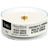 WoodWick Coconut & Tonka - Duftkerze aus Kokosnuss und Tonkabohnen mit zierlichem Holzdocht 31 g