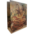 Nekupto Geschenk Kraftbeutel 25 x 8 x 19 cm Weihnachten Orange mit Zimt