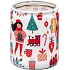 Bolsius Weihnachtsmarkt-Duftkerze im Glas 68 x 80 mm, Brenndauer 23 Stunden