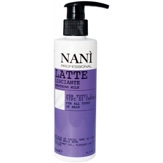 Naní Professional Milano Haarglättungsmilch für alle Haartypen 200 ml