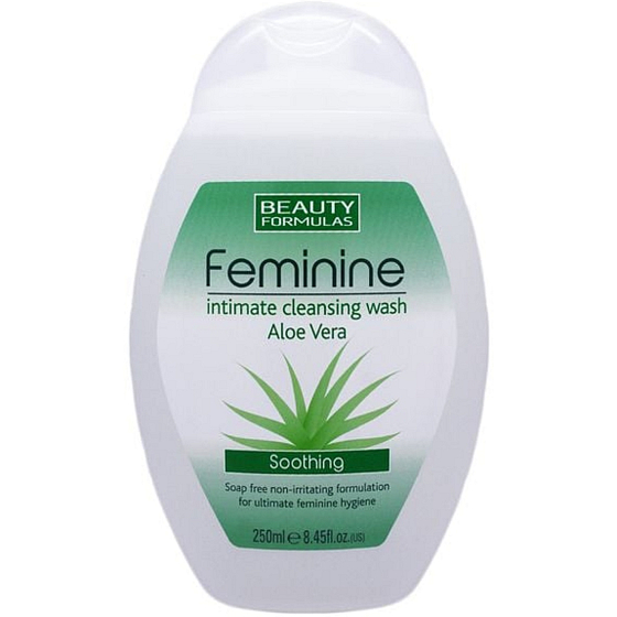 Beauty Formulas Feminine Beruhigendes Intimwaschgel mit Aloe Vera 250 ml