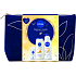 Nivea Firming Care Original Care Antitranspirant Roll-on 50 ml + Aprikose & Aprikosenkernöl Duschgel 250 ml + Firming Q10 + Vitamin C straffende Körperlotion 400 ml + Kosmetiktasche, Kosmetikset für Frauen