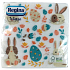 Regina Papierservietten 1lagig 33 x 33 cm 20 Stück Ostereier orange blau