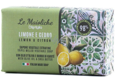 Iteritalia Citron pflanzliche Toilettenseife 175 g