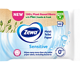 Zewa Pure Moist Toilet Tissue feuchtes Toilettenpapier, 42 Stück