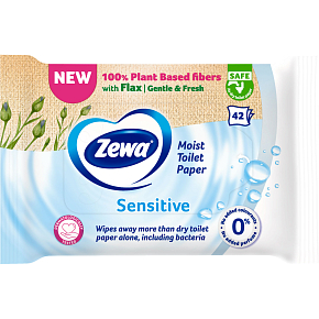 Zewa Pure Moist Toilet Tissue feuchtes Toilettenpapier, 42 Stück