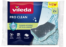 Vileda Pro Clean Viskose-Schwamm für Geschirr, 2 St.