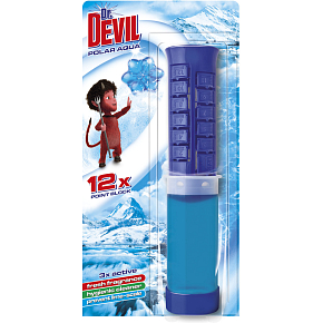 Dr. Devil 3in1 Point Block WC Block in Tube Polar Aqua, 75 ml Dr. Devil 3in1 Point Block WC Block in Tube Polar Aqua, 75 ml