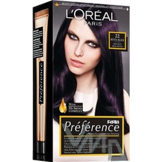 Loreal Paris Préférence Féria Haarfarbe 22 mystisch schwarz schwarz - lila