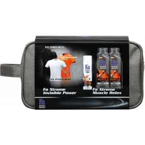 Fa Men Xtreme Muscle Relax 2 x Duschgel 400 ml + Deodorant Spray 150 ml + Beutel, Kosmetikset