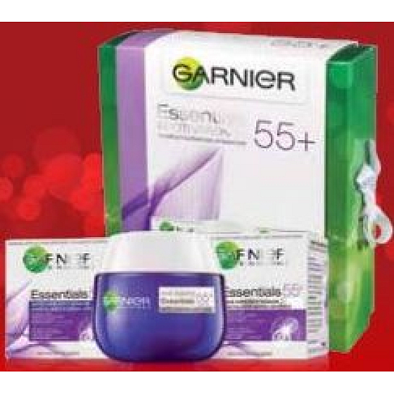 Garnier Essentials 55+ Tagescreme 50 ml + Nachtcreme 50 ml, Kosmetikset