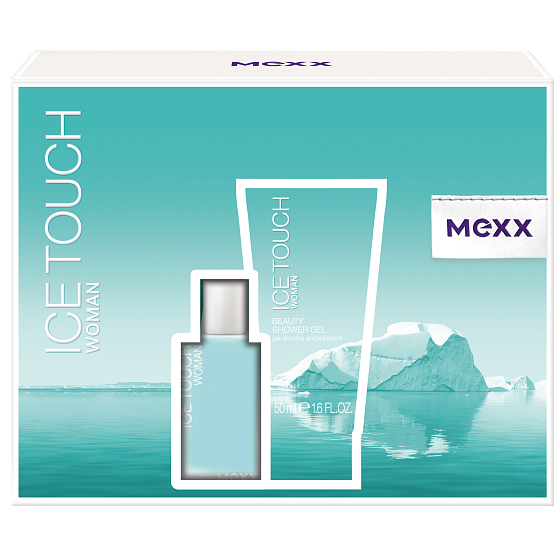 Mexx Ice Touch Woman Eau de Toilette 15 ml + Duschgel 50 ml, Geschenkset