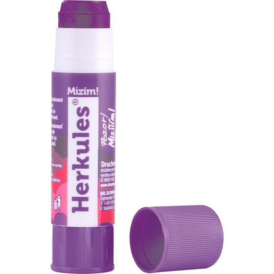 Herkules Verschwindender Klebestift mit verschwindender Farbe 8 g