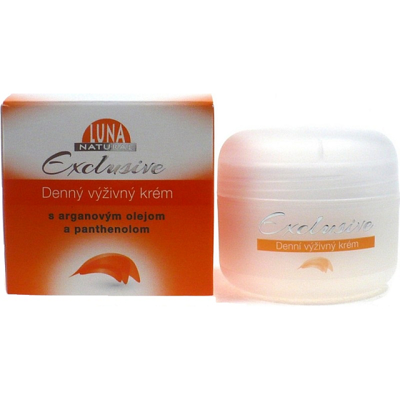 Luna Natural Exklusive pflegende Tagescreme mit Arganöl und Panthenol für normale bis trockene Haut 50 ml