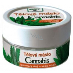 Bione Cosmetics Cannabis Körperbutter mit Palmöl und Bienenwachs 150 ml