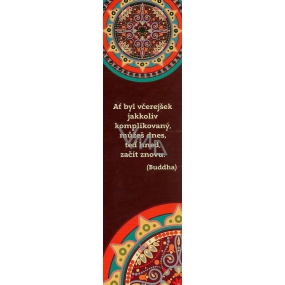 Albi Papier Lesezeichen - Mandala mit Zitat