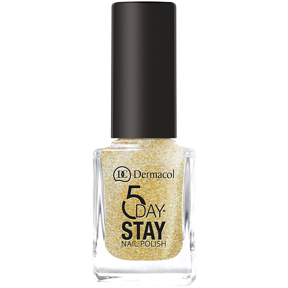 Dermacol 5 Day Stay Langlebiger Nagellack 14 Gold Tiara 11 ml