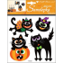 Halloween Katzen Aufkleber 23 x 18 cm