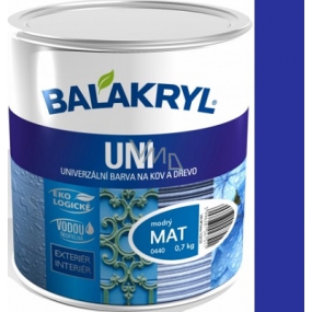 Balakryl Uni Mat 0440 Blauer Universallack für Metall und Holz 700 g