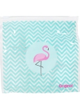 Albi Original Reiseflaschenset 3 x 80 ml + 2 Tassen + Flamingo-Beutel - 15 cm x 15 cm x 4,5 cm