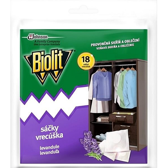 Biolit Lavendeltaschen, duftende Garderobe und 18-teilige Kleidung