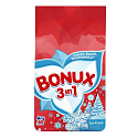 Bonux White Polar Ice Fresh 3 in 1 Waschpulver für weiße Wäsche 80 Dosen 6 kg