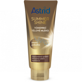 Astrid Summer Shine Toning Körperlotion dunkle Haut 200 ml
