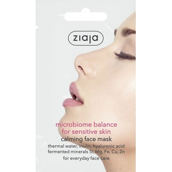 Ziaja Mikrobiome Balance beruhigende Gesichtsmaske für empfindliche Haut 7 ml