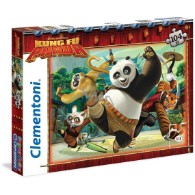 Clementoni Puzzle Kung Fu Panda 104 Teile, empfohlen ab 6 Jahren