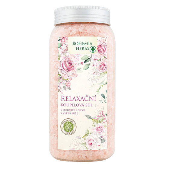 Bohemia Gifts Hagebutte und Rose entspannendes Badesalz 900 g
