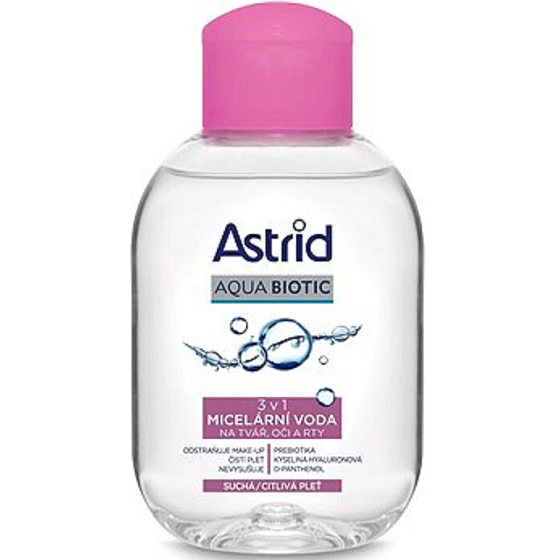 Astrid Aqua Biotic 3in1 Micellar Water für trockene und empfindliche Haut 100 ml