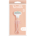 Gillette Venus Smooth Sensitive Rasierer mit 3 Klingen + 2 Ersatzköpfe für Frauen