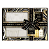 Baylis & Harding Tangerine and Grapefruit body wash 100 ml + body and hand lotion 100 ml + Badekristalle 75 g + Bademantel, Kosmetikset für Frauen