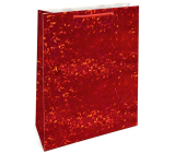 Nekupto Geschenkpapier Tasche Hologramm 33 x 46 cm Rot Standard