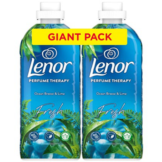 Lenor Parfümtherapie Ocean Breeze & Lime Weichspüler 2 x 1200 ml, Duopack