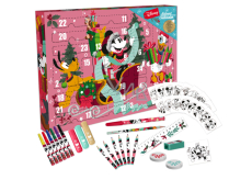 Disney Minnie Adventskalender mit Schreibwaren 24 Stück