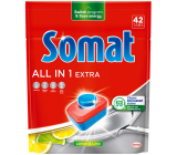 Somat All in 1 Zitrone & Limette Geschirrspültabletten 42 Stück
