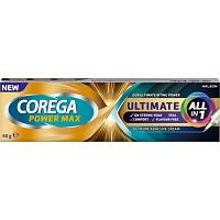 Corega Power Max Ultimate All in One Fixiercreme für Zahnprothesen, 40 g